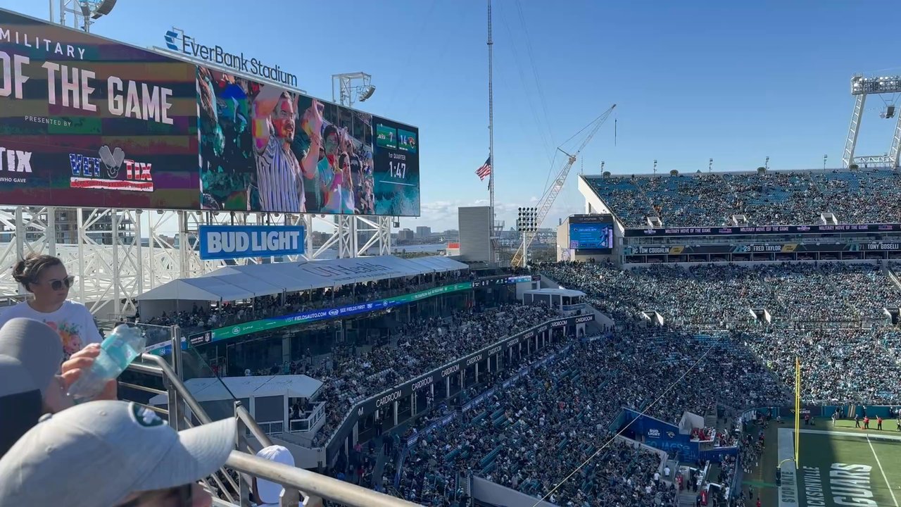 Jacksonville Jaguars - View from Section 441 - Professional Sports Teams Near Me - Jacksonville, Florida