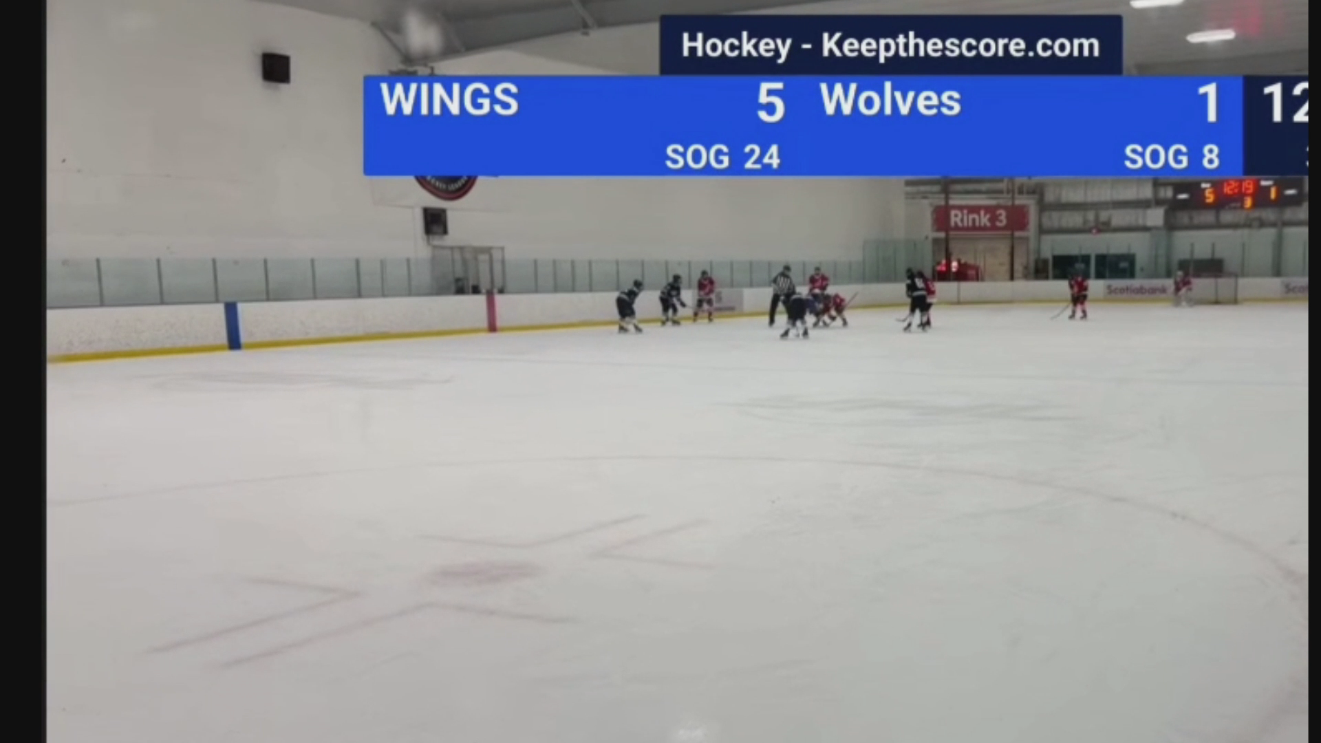 Aika battles and wins the puck and then snipes a rocket top shelf