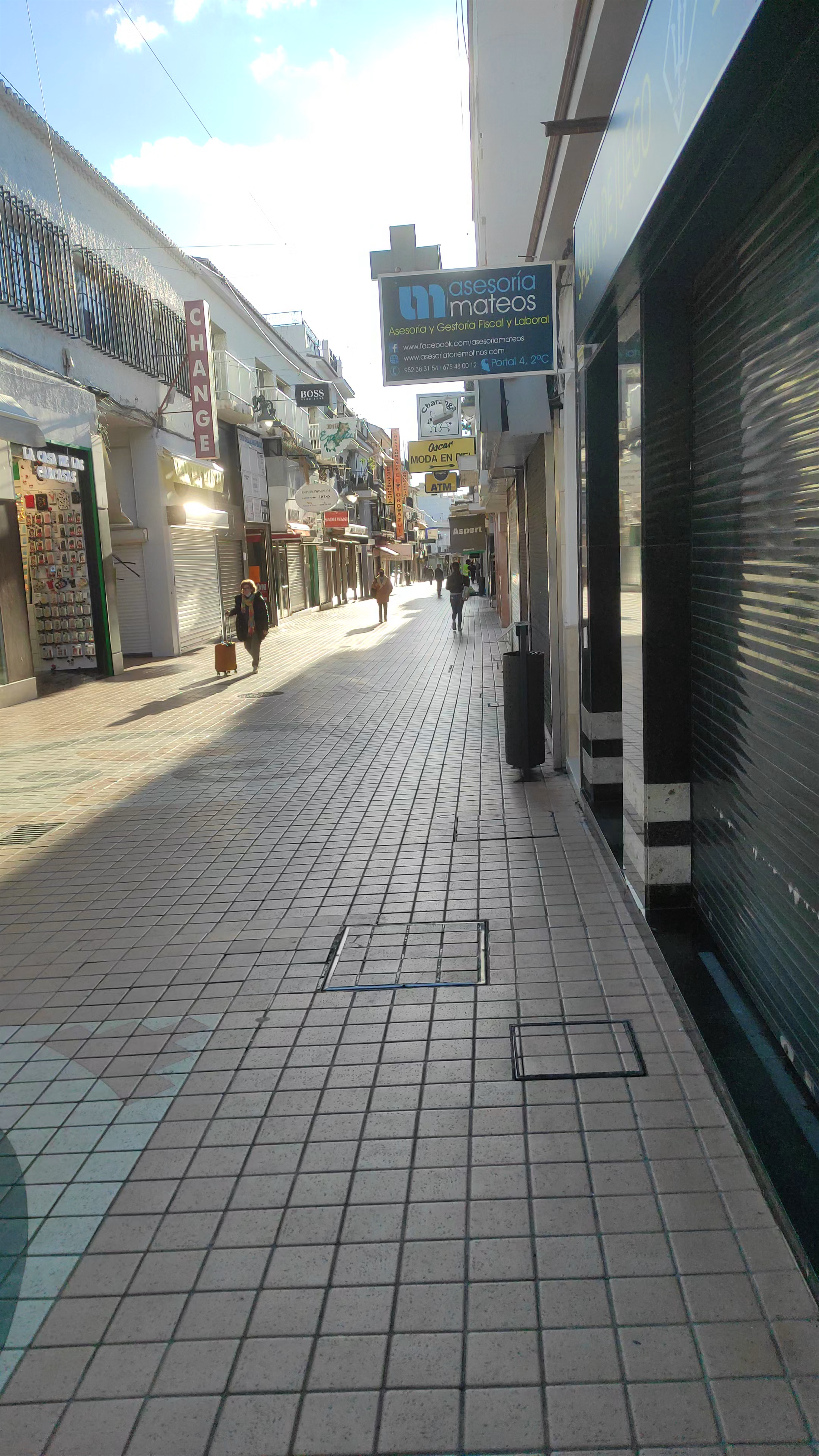 Morning Stroll Along Calle San Miguel, Torremolinos
