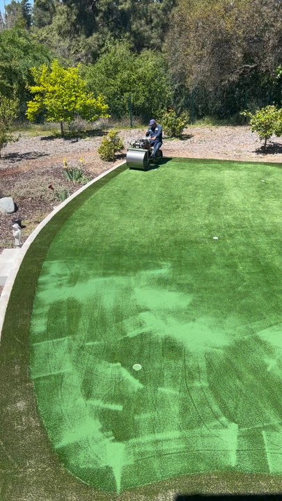 Allstate Landscape Services - Rolling the turf - Landscaping Near Me - Canyon Country, California
