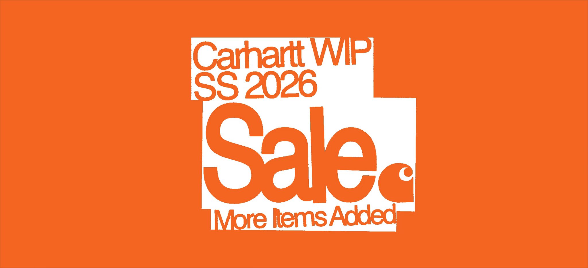 Carhartt WIP SS26 Sale