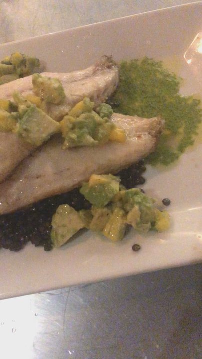 Spiga - Branzino Floridian and Spicy Shrimp & Scallops - Pizza Near Me - New Canaan, Connecticut
