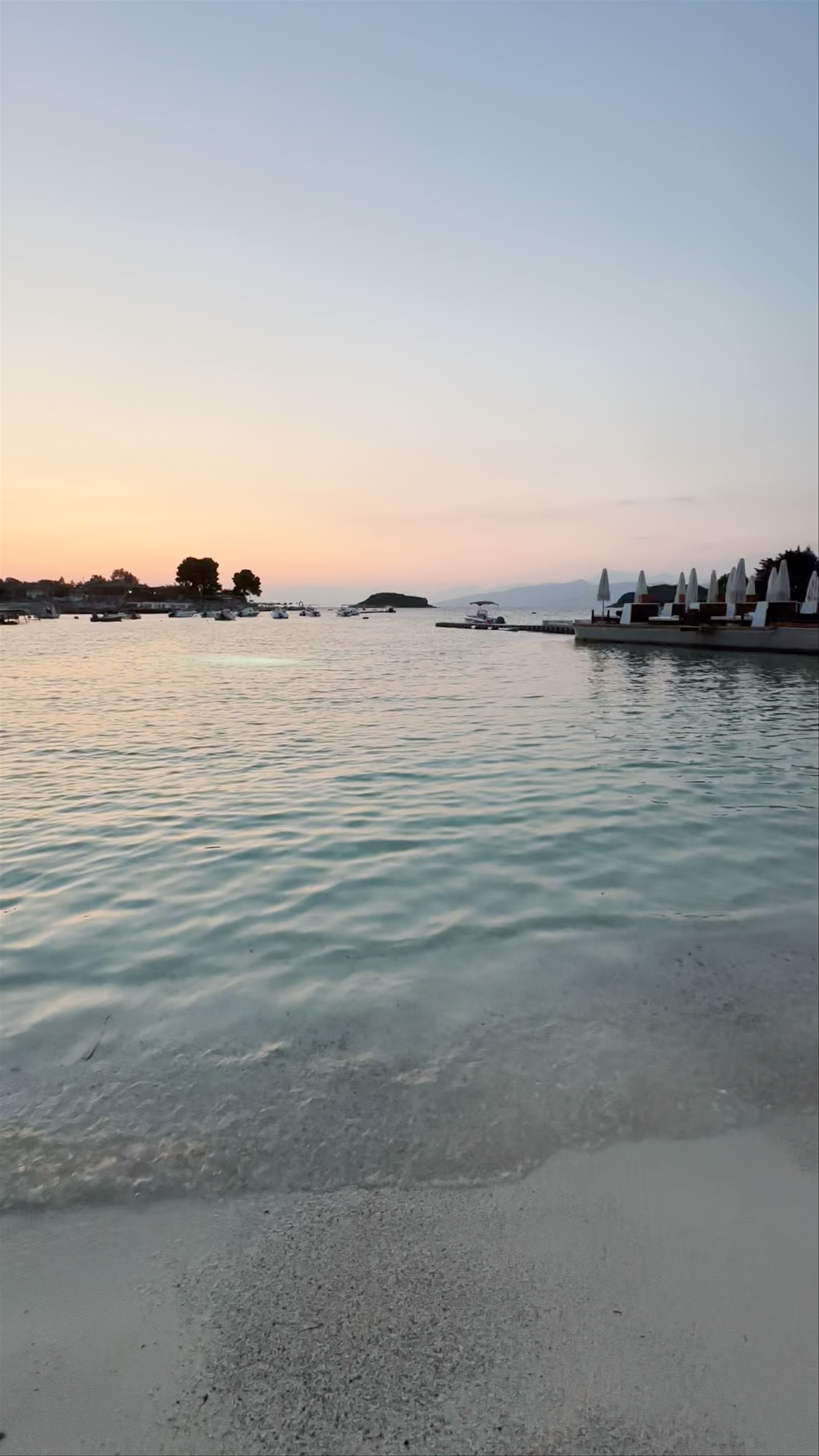 Sunset Serenity at Plazhi Paradise Beach, Ksamil, Albania