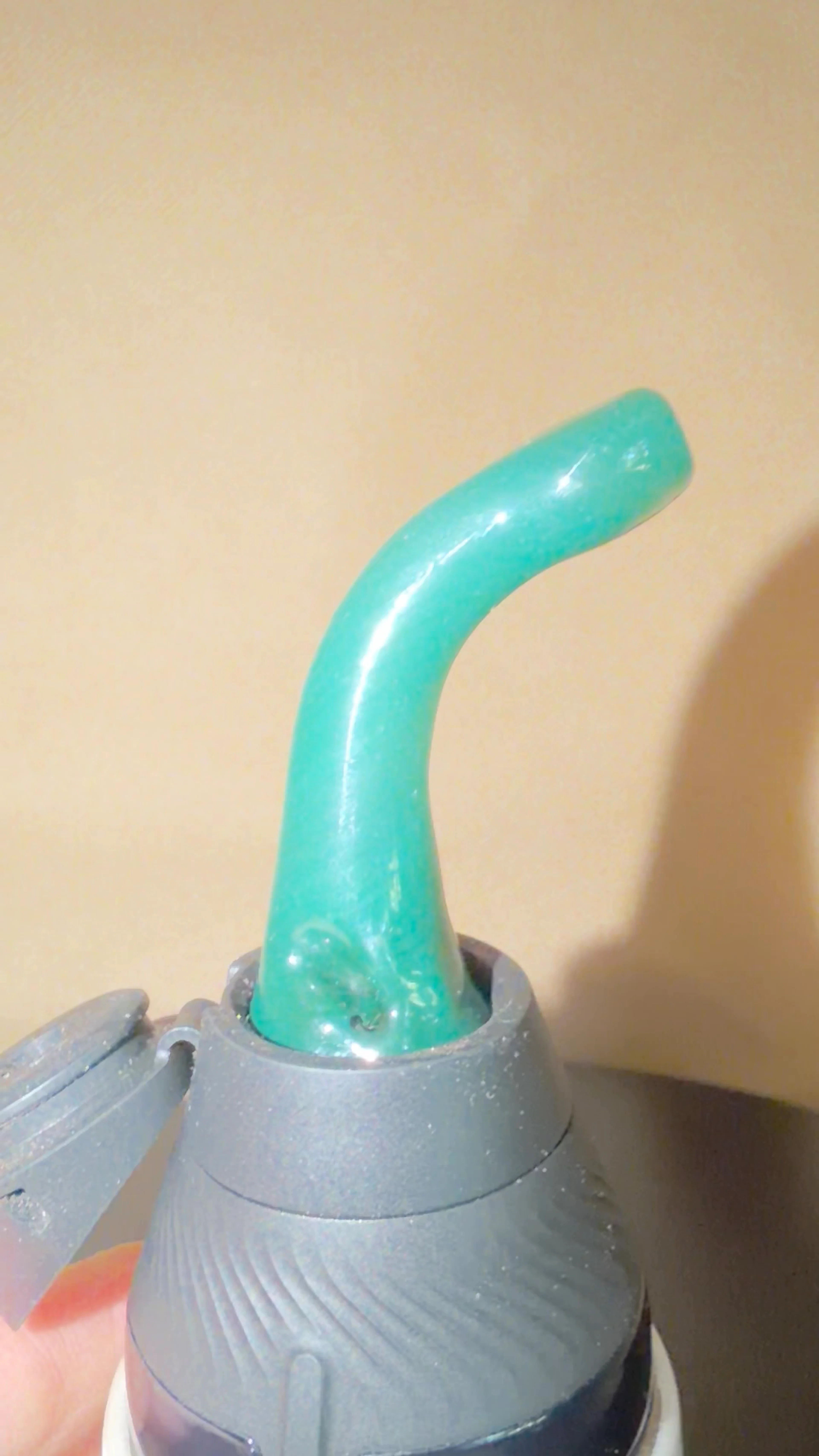 Preview pic of Northstar teal gooseneck mouthpiece for puffco proxy core