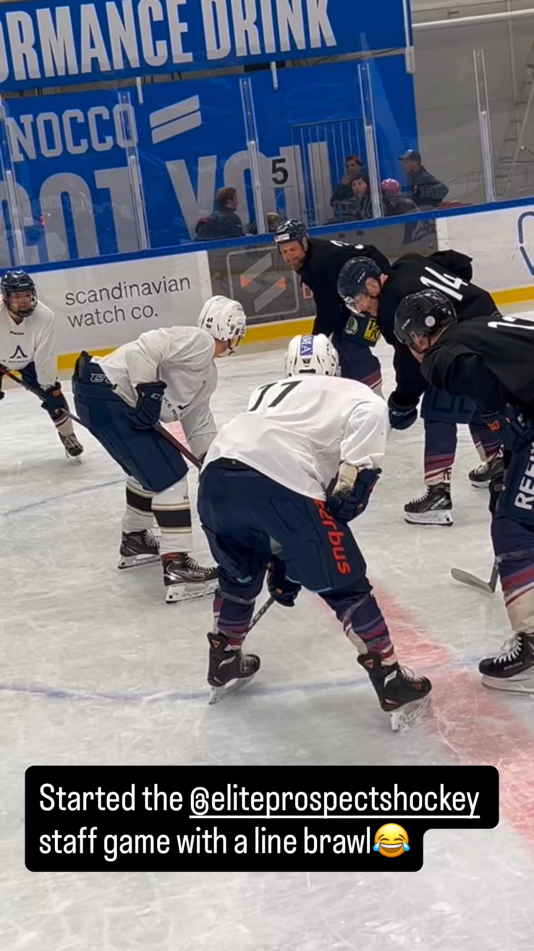 EP Staff Game Line Brawl