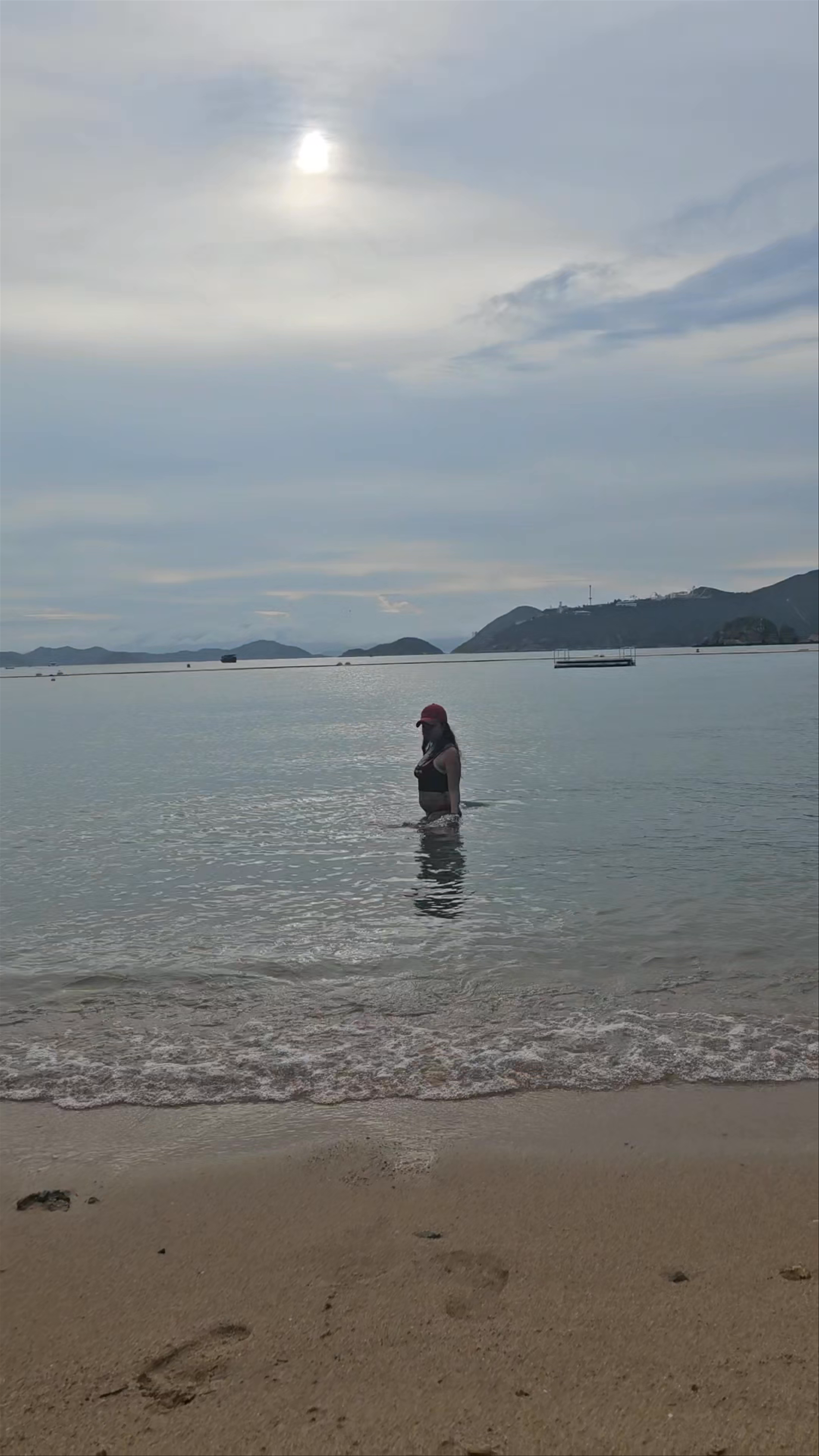 Tranquil Moments at Chung Hom Kok Beach, Hong Kong