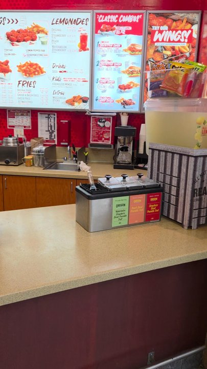 Charleys Cheesesteaks - Ordering area - Fast Food Near Me - Valencia, California