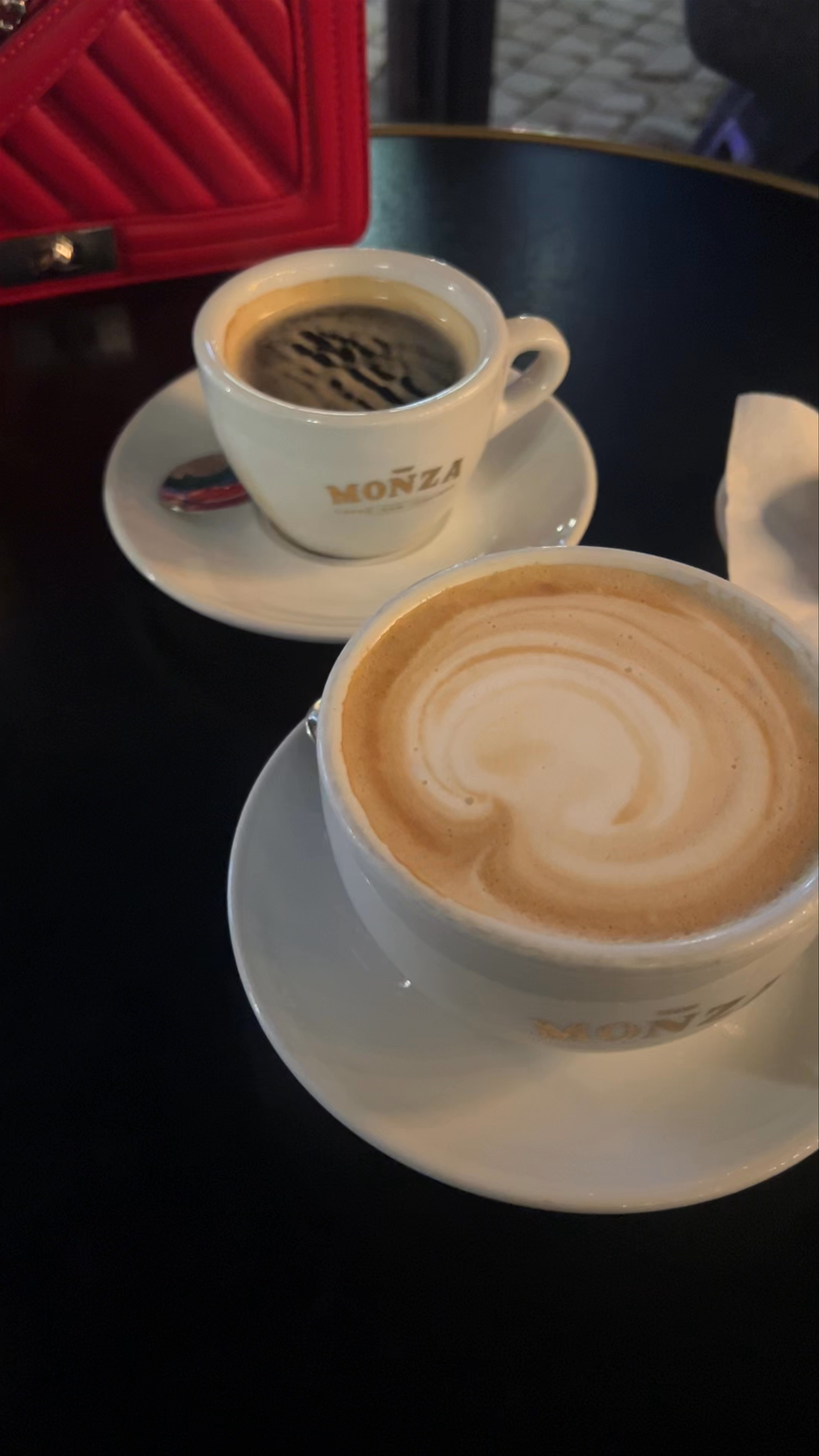 Morning Coffee Ritual at MONZA Caffè & Bar in Frankfurt