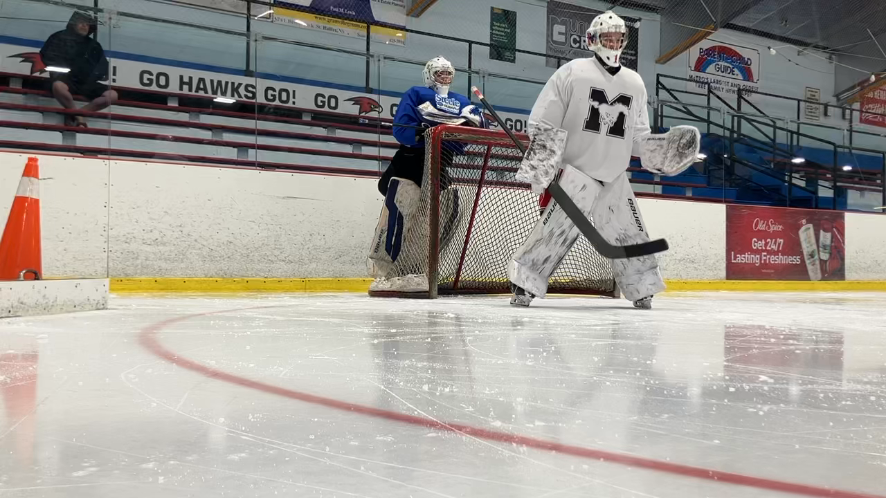 Training with Brad MacCharles of Empire Goaltending