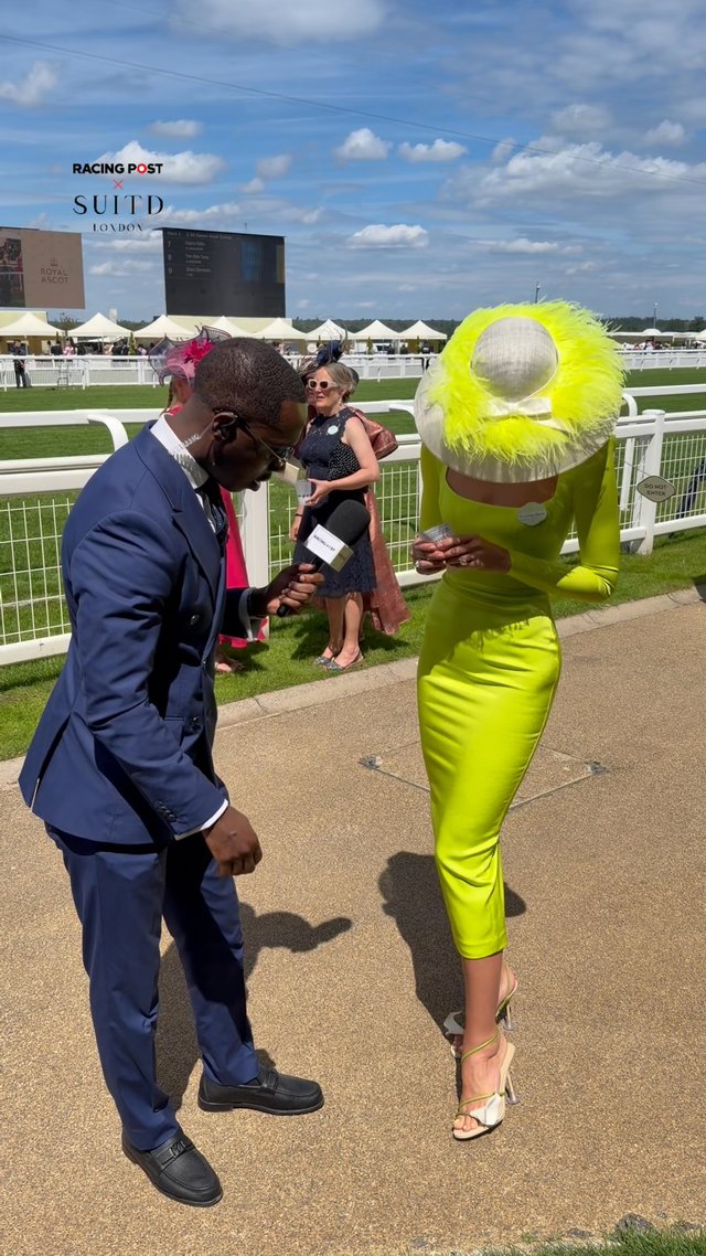 She brightens up Royal Ascot