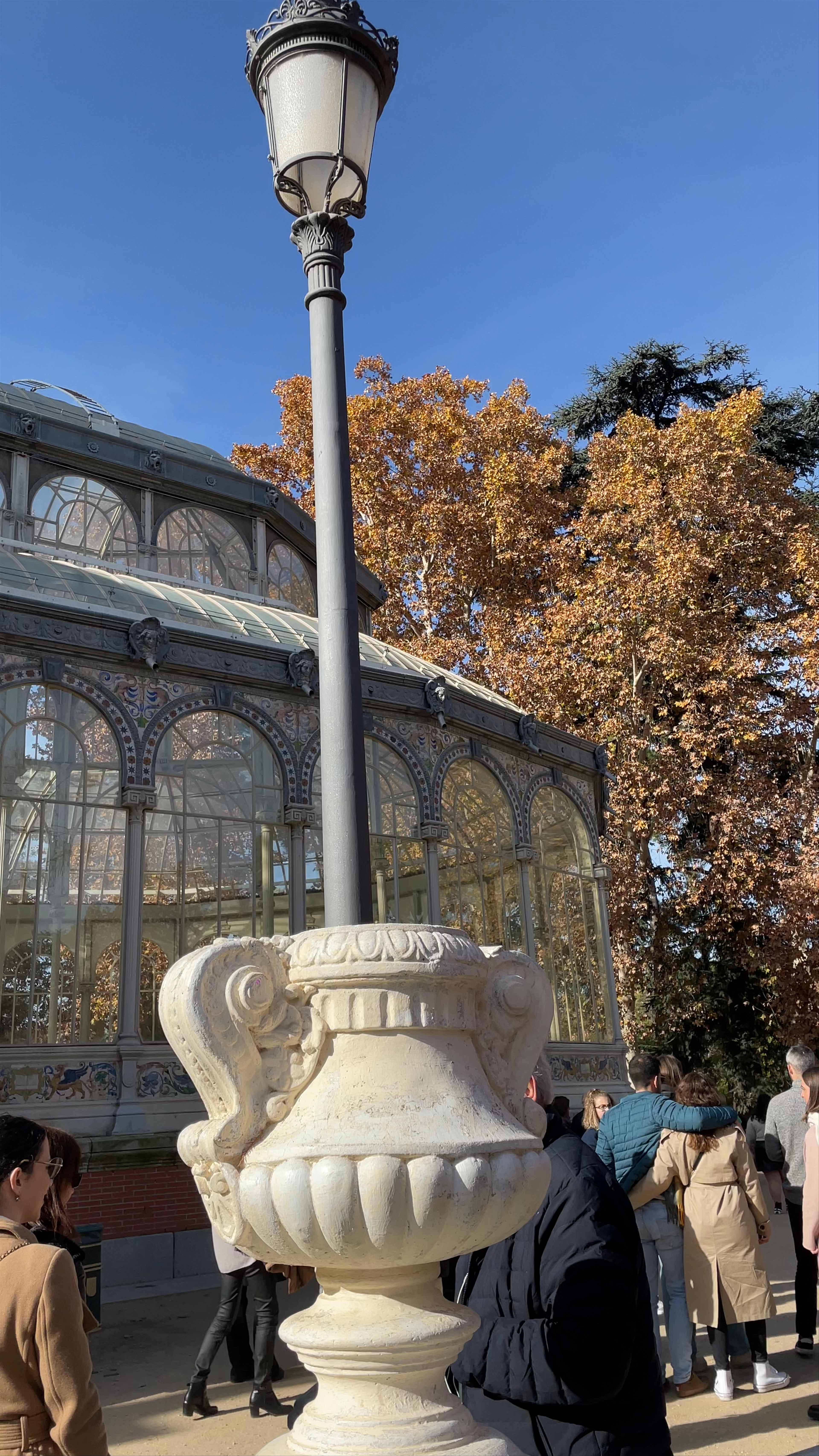 Autumn Day at Palacio de Cristal, Madrid