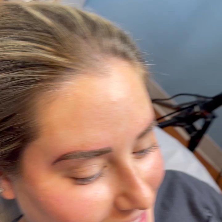 Perfected Beauty - Look at her reaction that tells everything, no more words! - Permanent Makeup Near Me - Arlington, Virginia