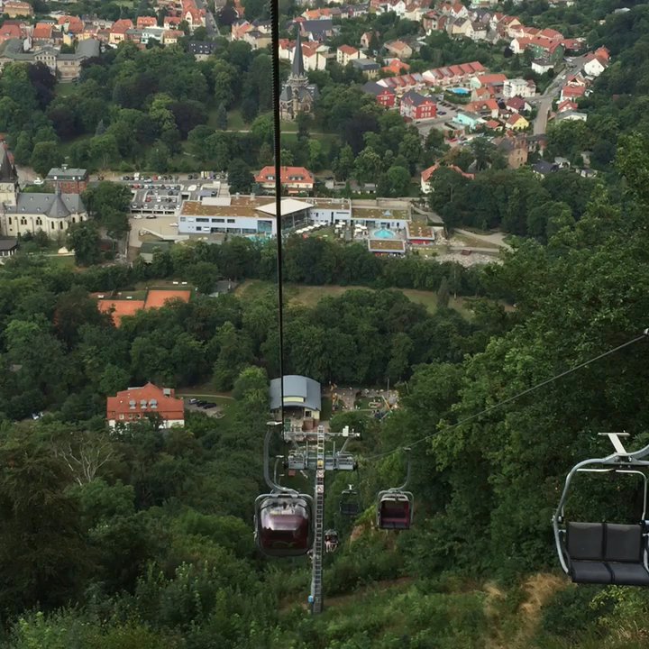 Seilbahnen Thale - ... Abwärts ins Tal ... - Cable Cars Near Me - Thale, ST