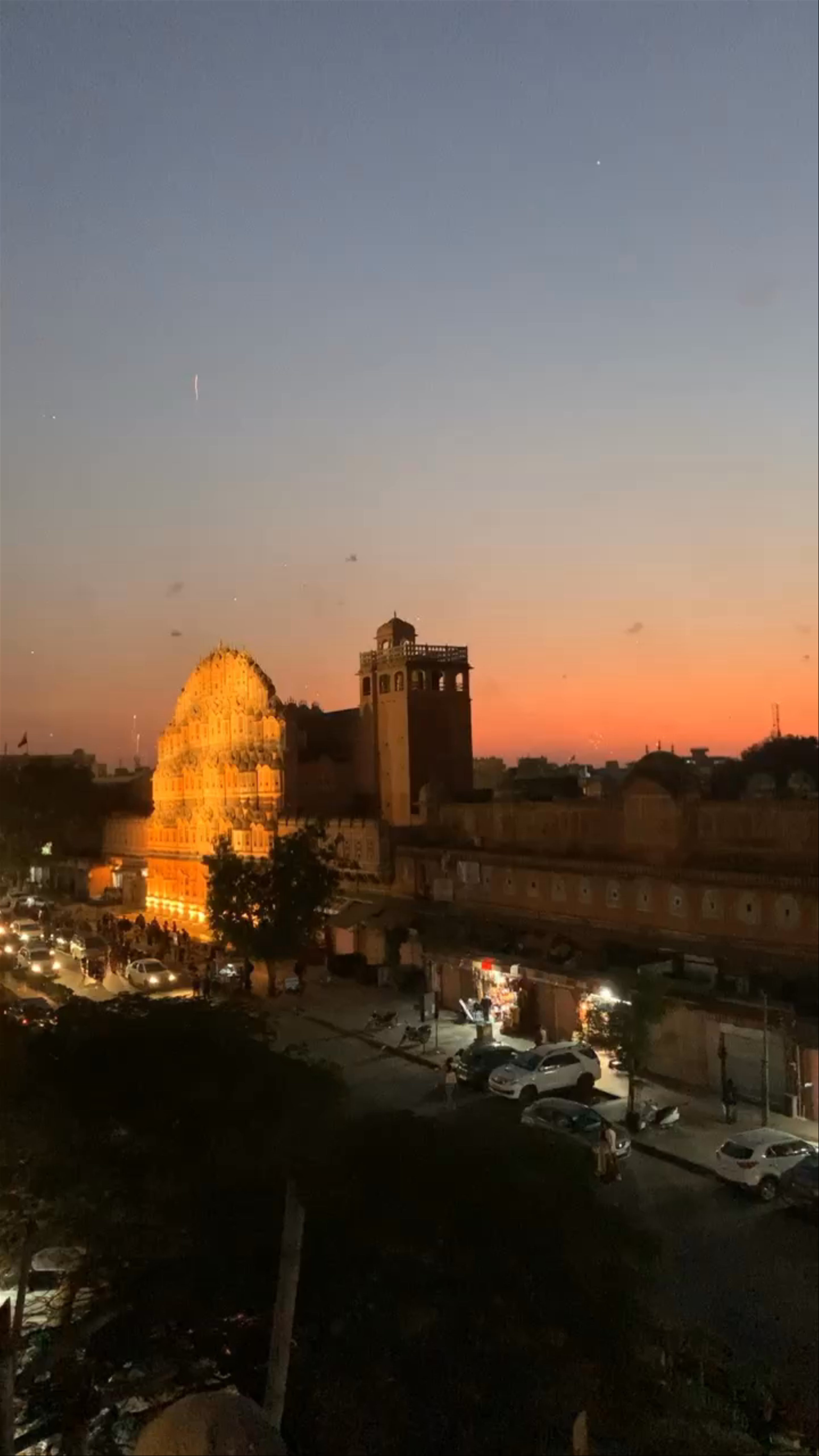 Enchanting Twilight at Hawa Mahal, Jaipur