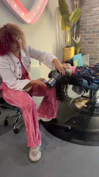 City Curl Studio - Absolutely sooooo relaxing!!! My 5 year old fell asleep during the process - Hair Stylists Near Me - Staten Island, New York
