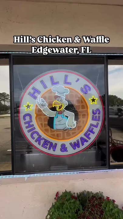 Hill’s Chicken And Waffle - Come on in for some good southern cooking. - Waffles Near Me - Edgewater, Florida