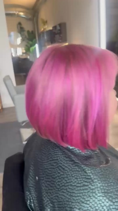 Salon Reign - Side view of my hair after Brooke cut/colored it - Hair Salons Near Me - Burien, Washington
