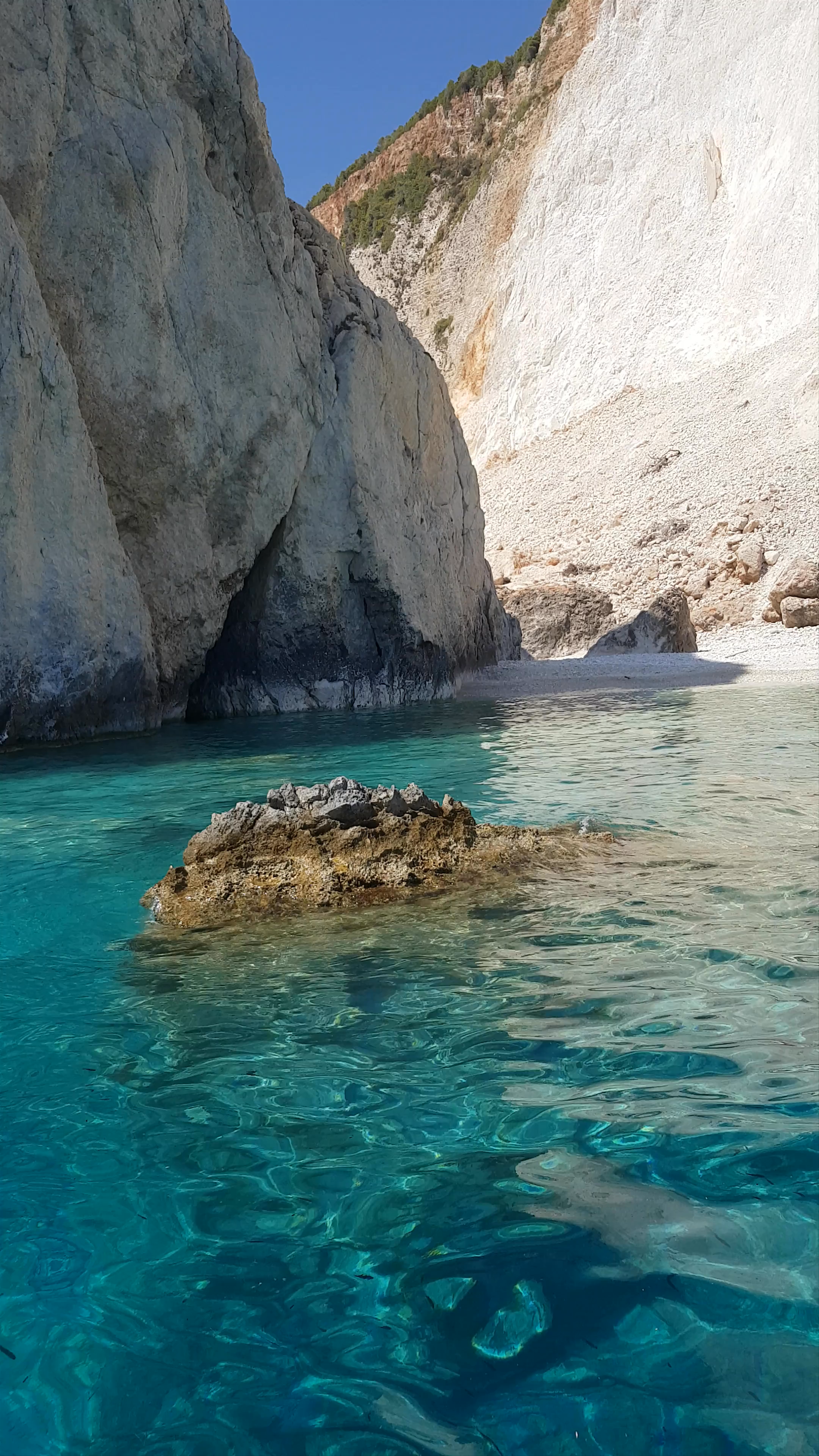 Mizithres Cliffs and Turquoise Waters, Zakynthos, Greece