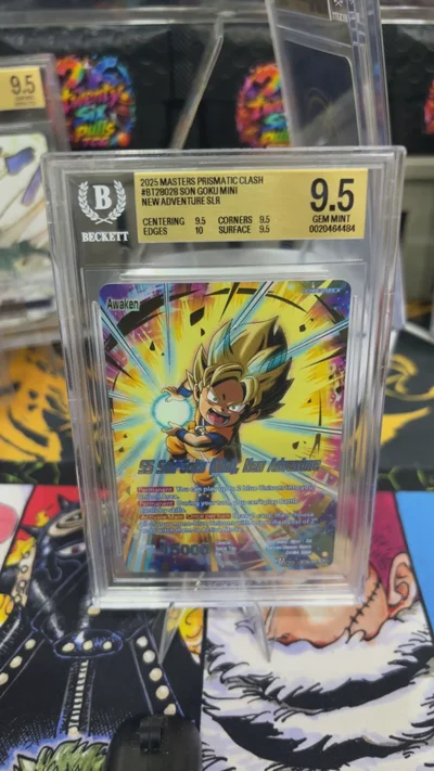 Bandai Son Goku Mini, New Adventure BT28-028 [2025 Masters Prismatic Clash] BGS 9.5 - Dragon Ball