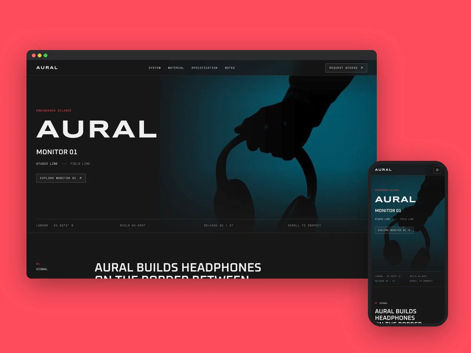 Headphone Brand Site