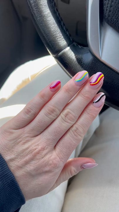 All Star Nails - Hannah did this with builder gel - Nail Salons Near Me - Ventura, California