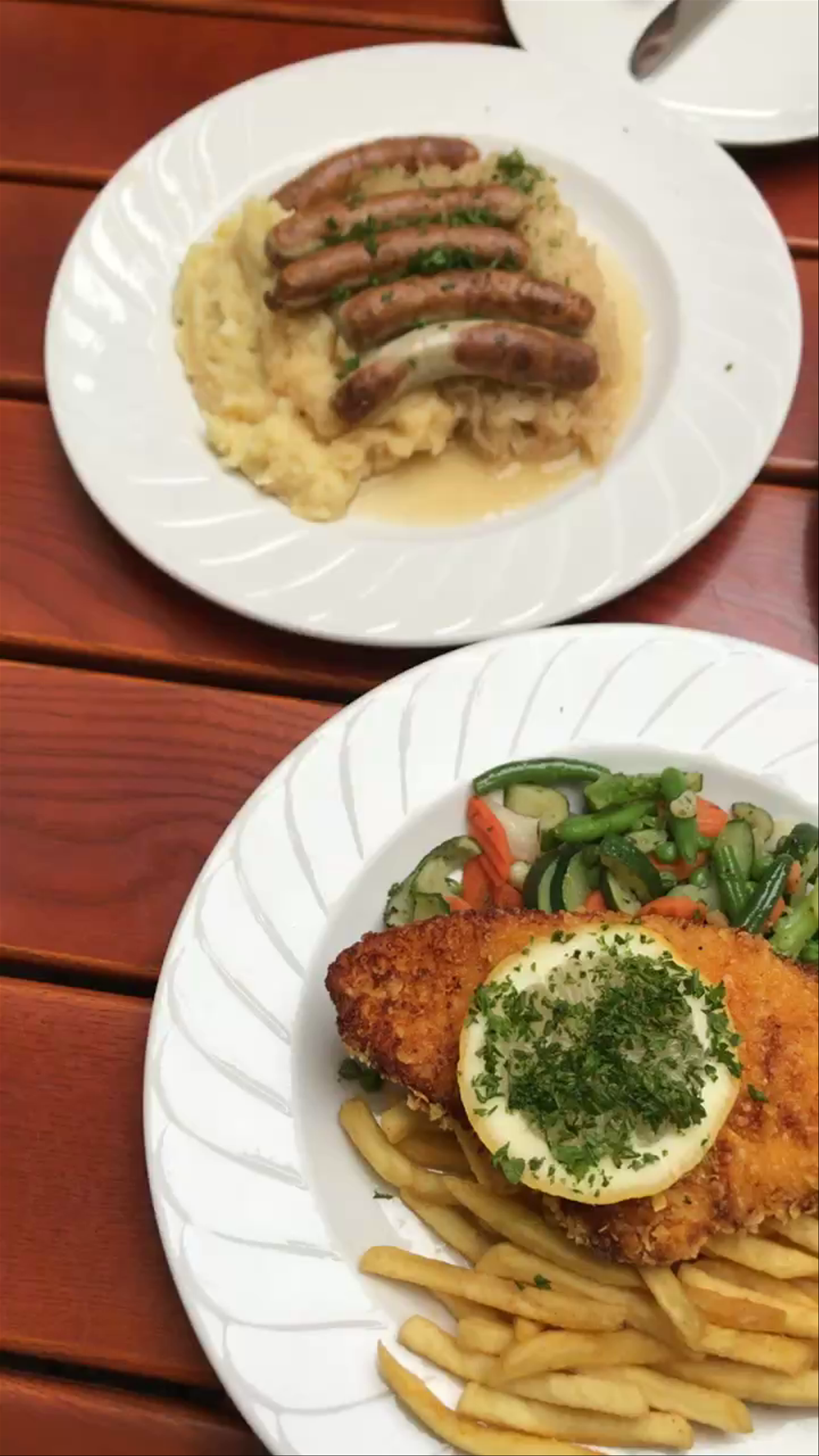 Traditional German Fare at Löwenbräu, Heidelberg