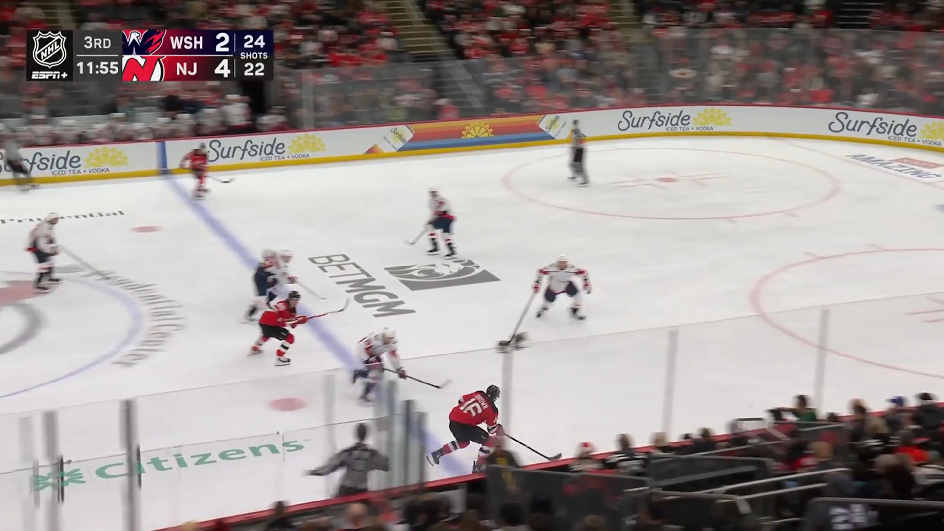 Hughes & Bratt Each Post Five-Point Nights in Devils' 7-3 Rout · Apr. 2, 2026