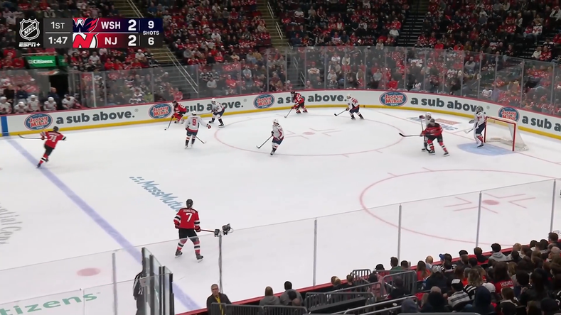 Hughes & Bratt Each Post Five-Point Nights in Devils' 7-3 Rout · Apr. 2, 2026