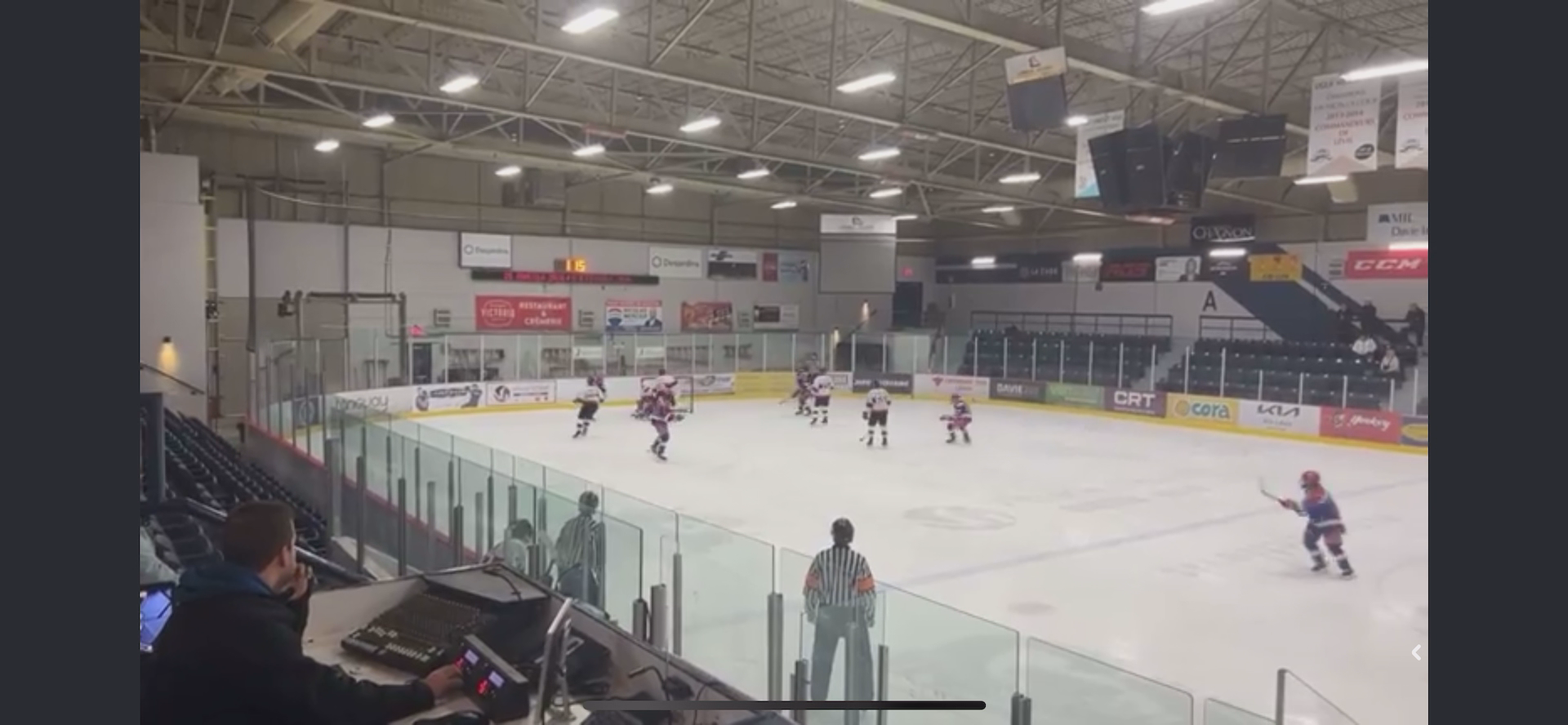 Adam Gagnon: Offensive Highlights from É. Sec. Pointe-Lévy M18 D2