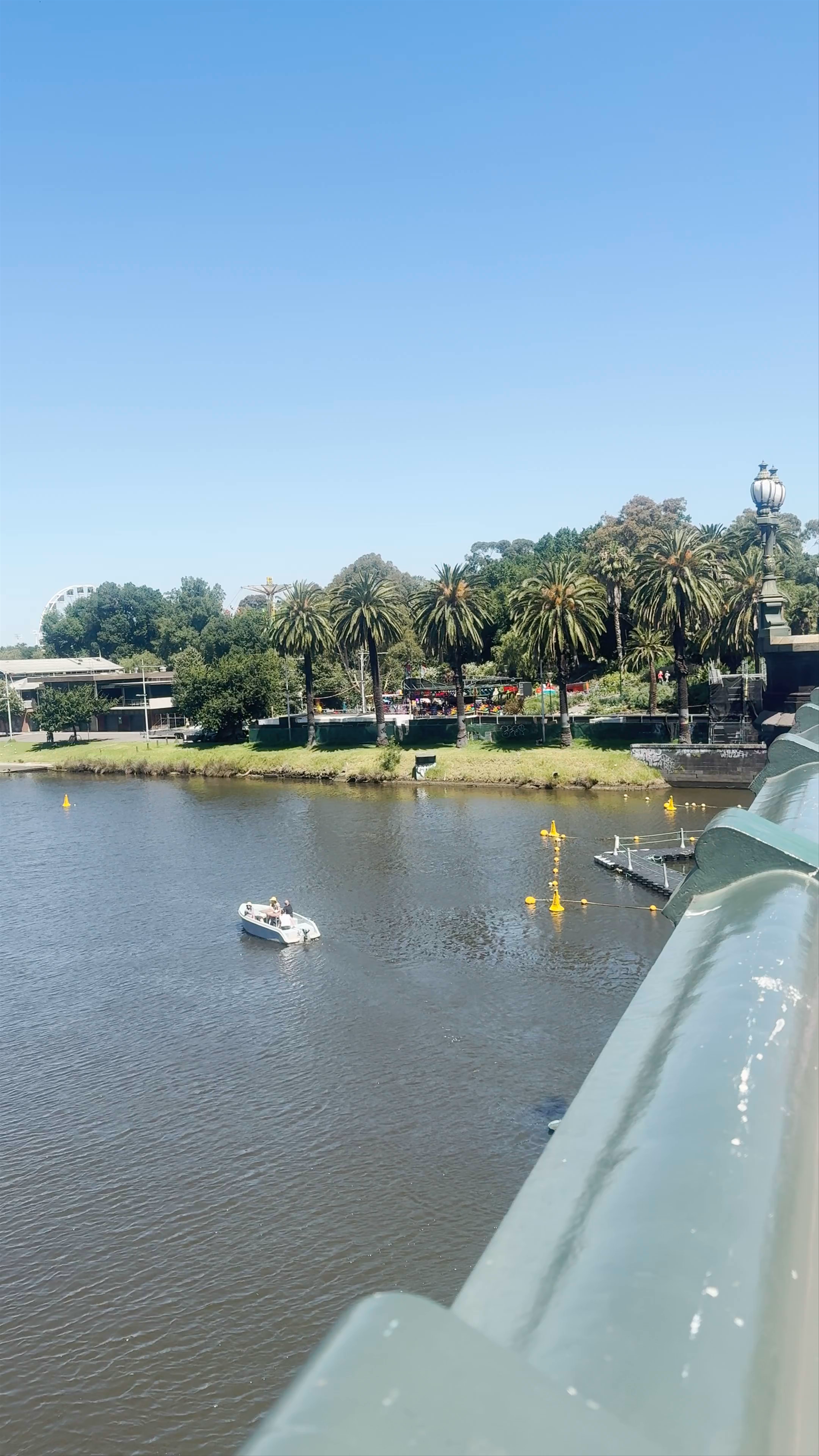 Scenic River View from Princes Bridge Melbourne