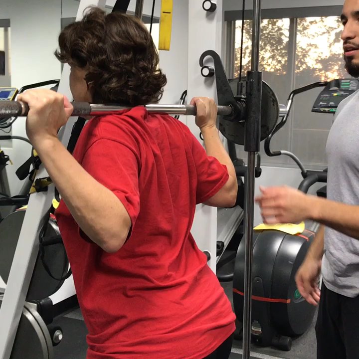 Fitness Minded - Love my trainer. It's been a long time since my knees could do something like this. I feel strong again. Yay! - Trainers Near Me - Irving, Texas