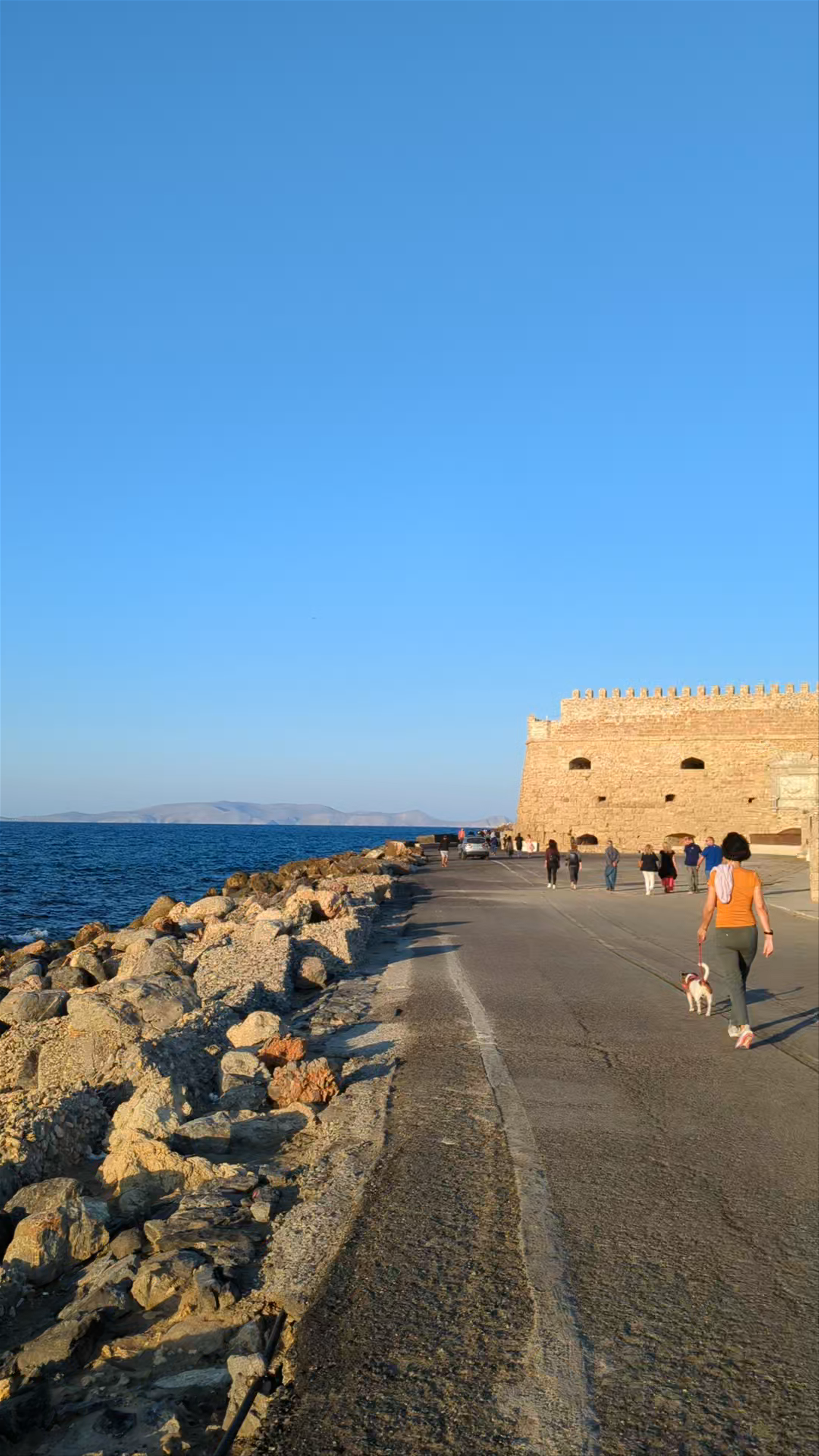 Rocca a Mare Fortress: Sunset Walk Along Heraklion's Historic Harbor