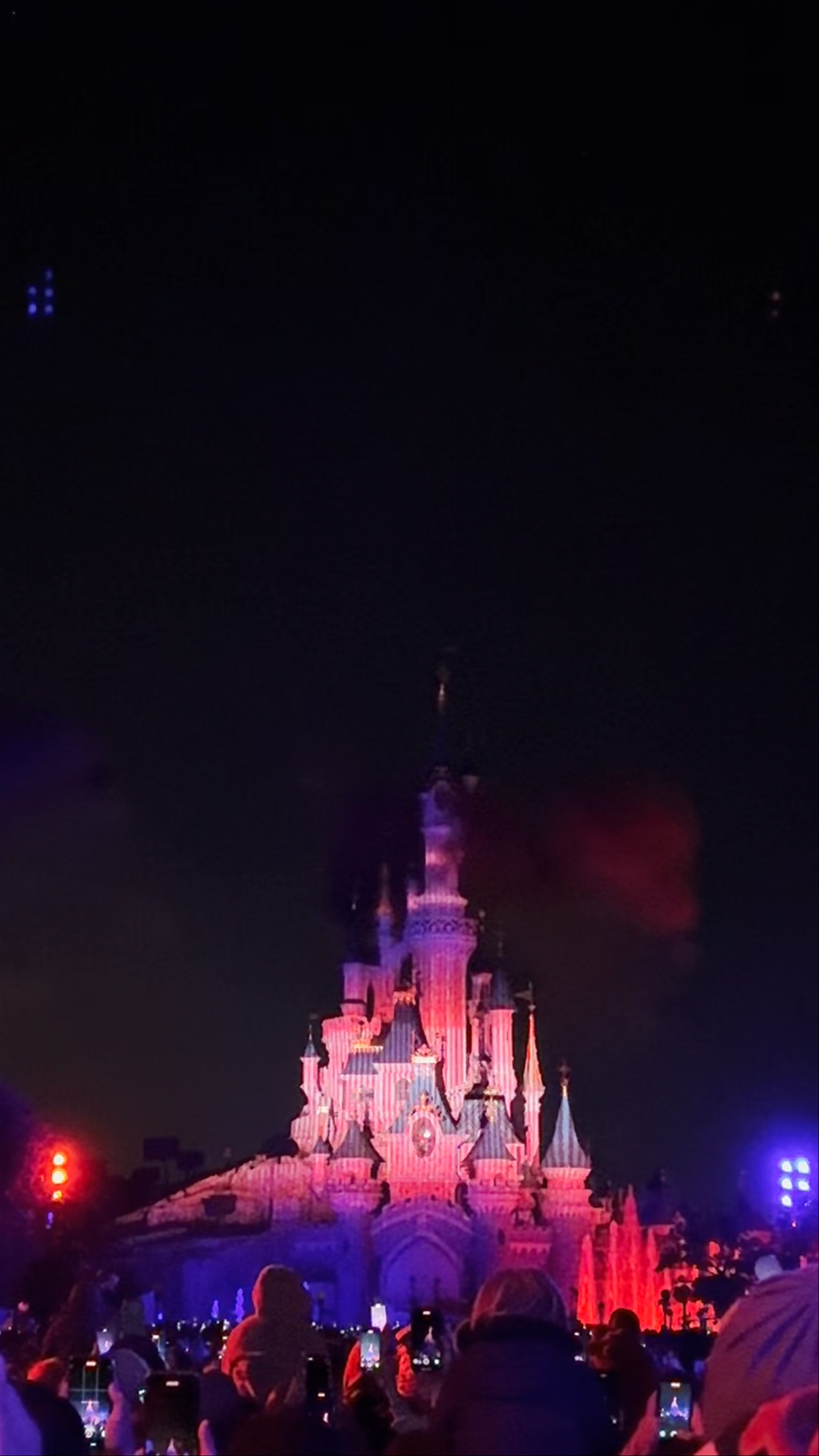 Magical Nighttime Castle Show at Parc Disneyland, Chessy