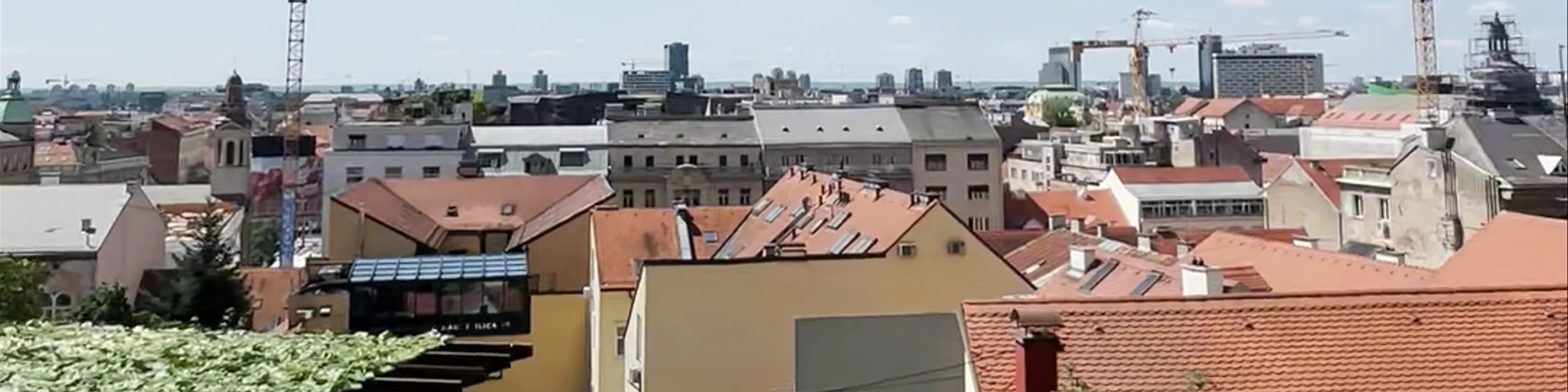 View point of Zagreb