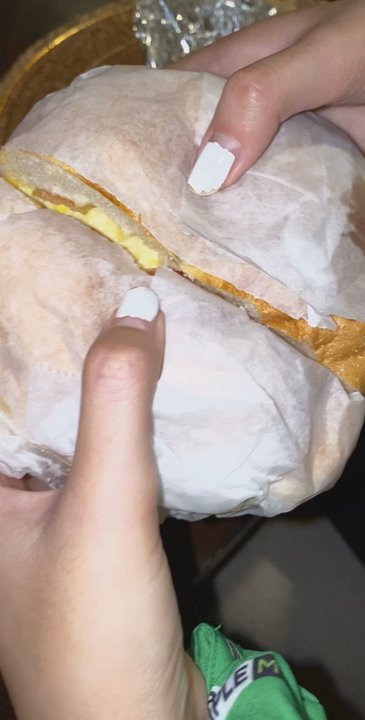 Bagel Oasis - Bacon egg & cheese on a roll - Bagels Near Me - Fresh Meadows, New York