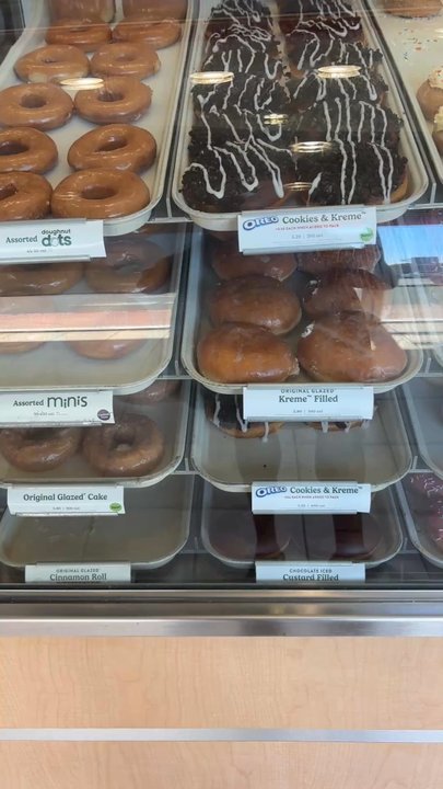 Krispy Kreme - A little clip of all their yummy creations - Donuts Near Me - Oxnard, California