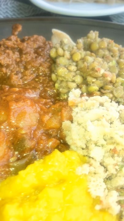 Aster's Ethiopian Restaurant - The veggie combination!! - Ethiopian Near Me - Austin, Texas