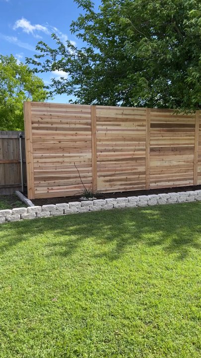 GH Fencing - Feature wall/privacy fence by GH Fencing! Loving it - Fences & Gates Near Me