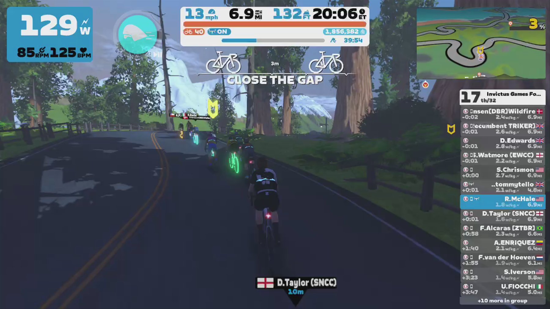 Zwift - Group Ride: Invictus Games Foundation Social Ride (E) on Sand And Sequoias in Watopia