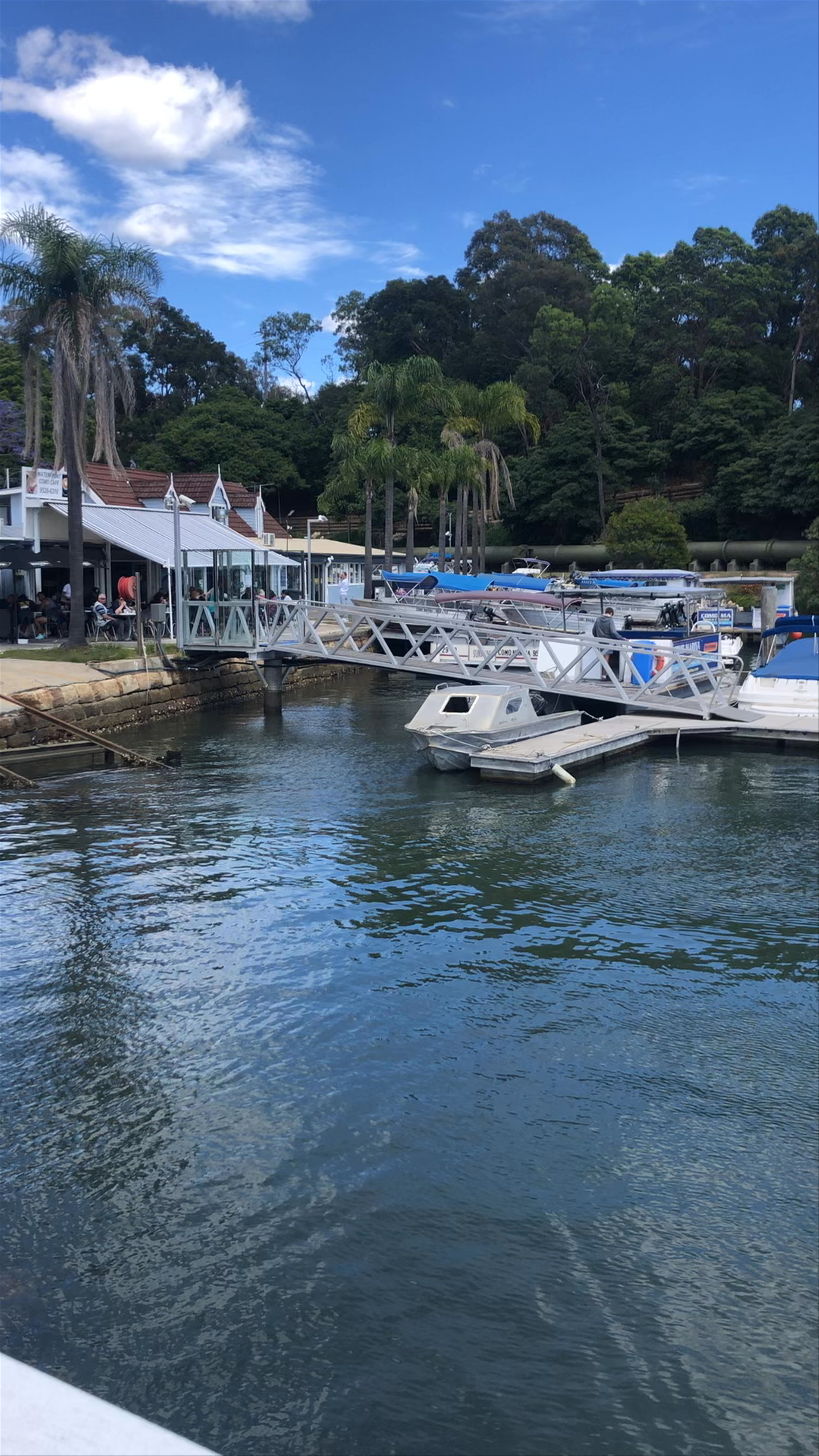 Waterfront Como Café On The Marina, Como NSW, Australia