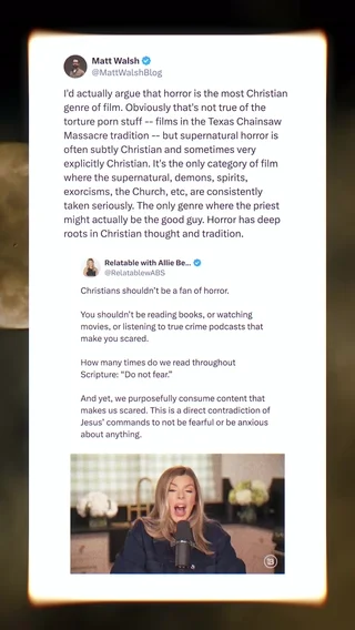 Horror films are surprisingly Christian
