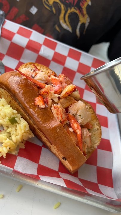 The Pier - Connecticut style! Lobster roll warm and buttered! - Seafood Near Me - Park Ridge, New Jersey