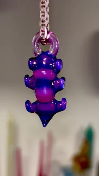 Preview pic of Small Royal Jelly stylized spine segment pendant