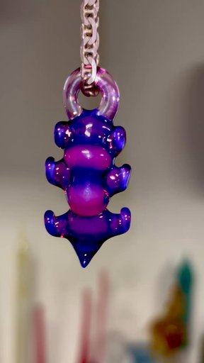 Preview pic of Small Royal Jelly stylized spine segment pendant