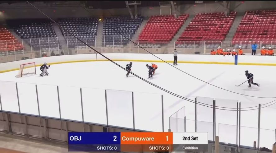 Colton Matracia's Bone-Crushing Hit vs. Compuware | Ohio Blue Jackets 13U AAA