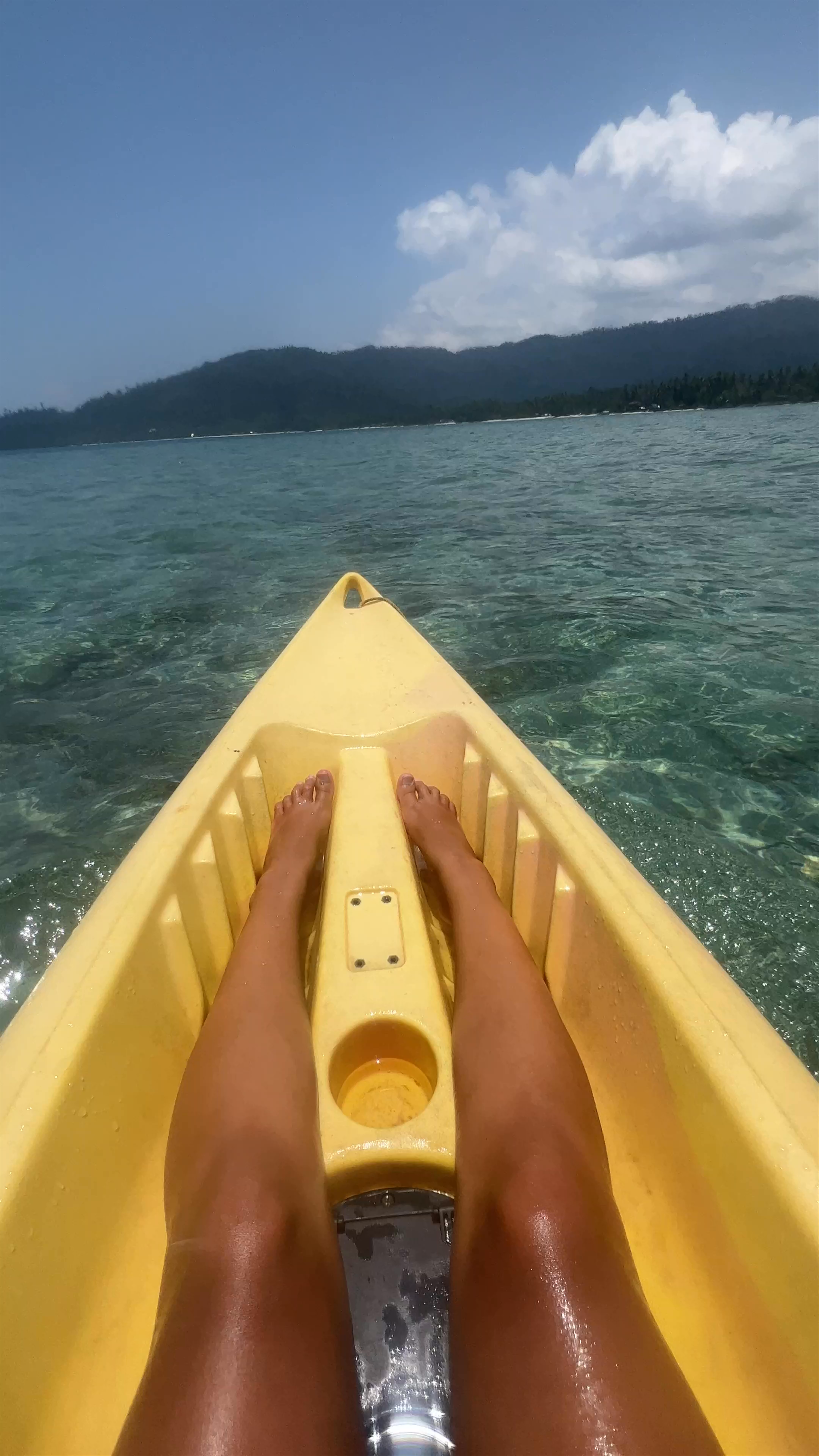 Kayaking at Itaytay Beach, San Vicente, Palawan