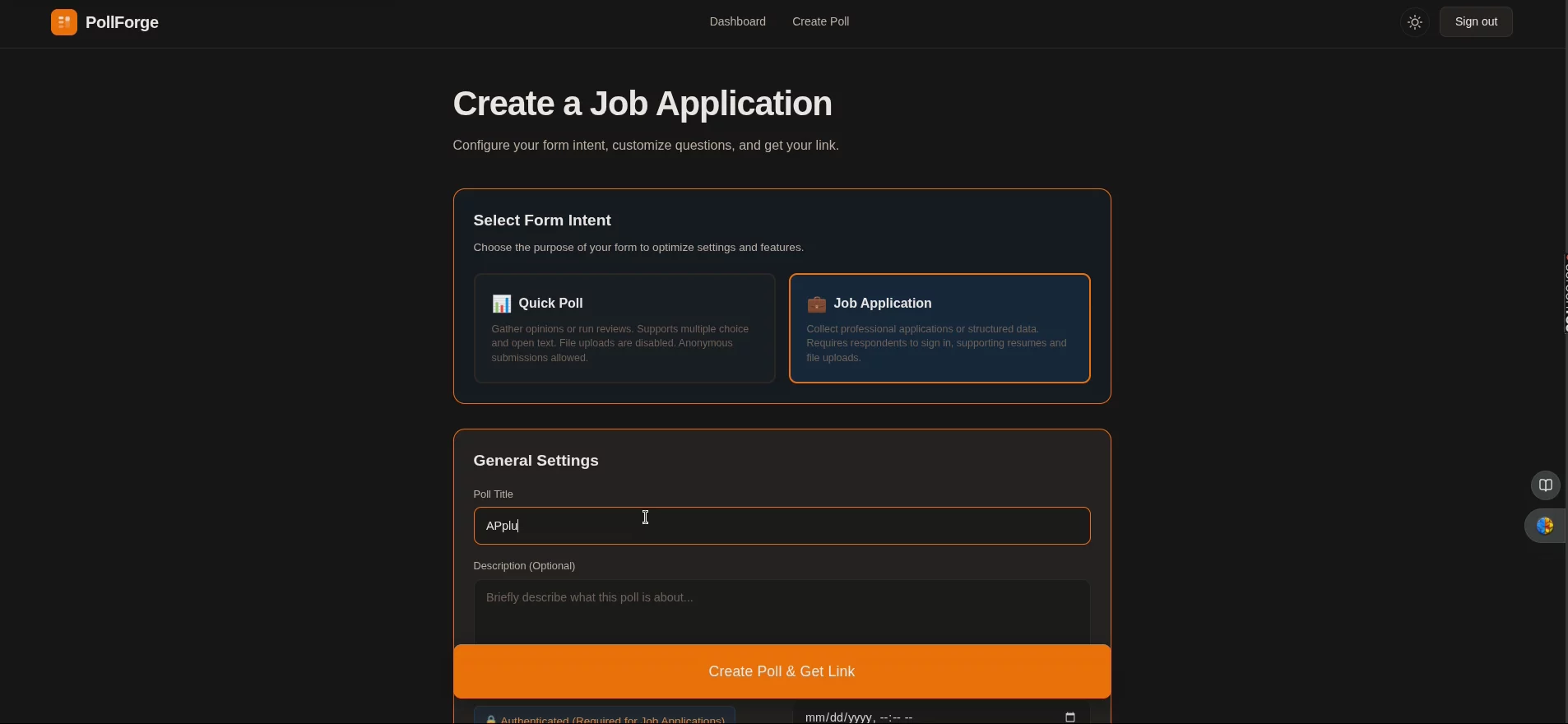 Poll Forge image 1