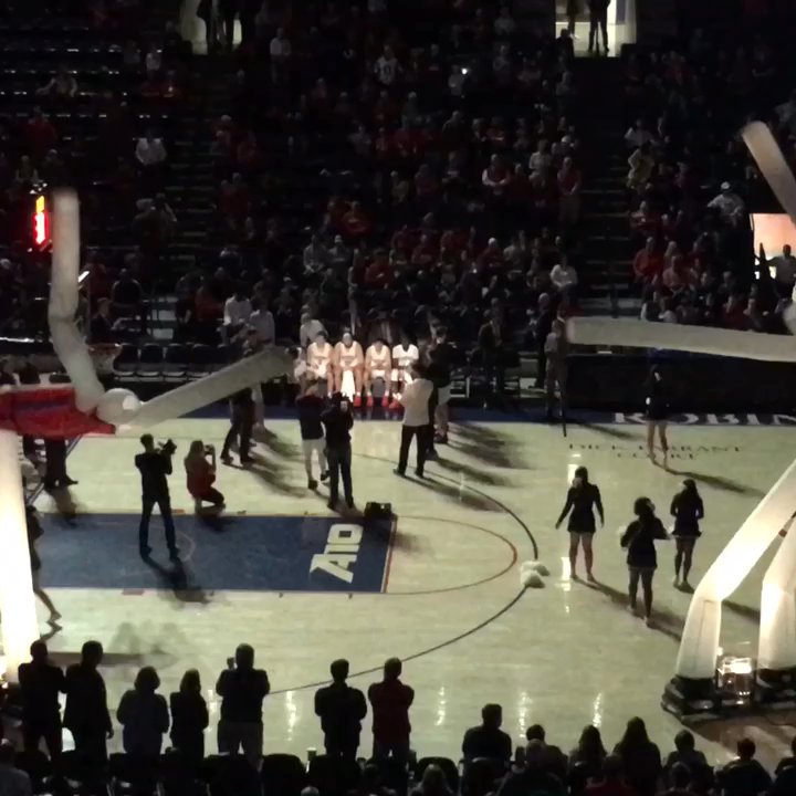 Robins Center - Richmond Spiders starting line up introduction - Stadiums & Arenas Near Me - Richmond, Virginia