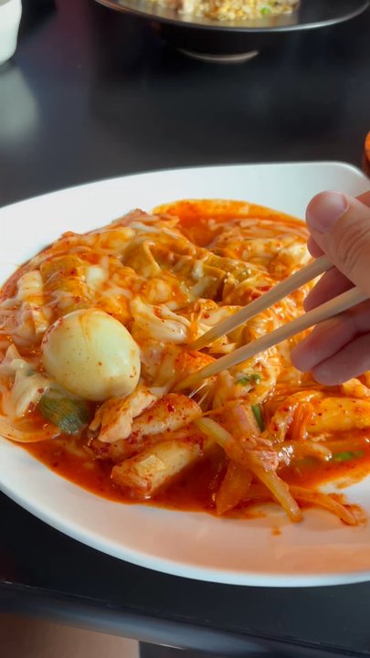 Soho Chicken - Tteok-bokki cheese pull - Korean Near Me - Houston, Texas