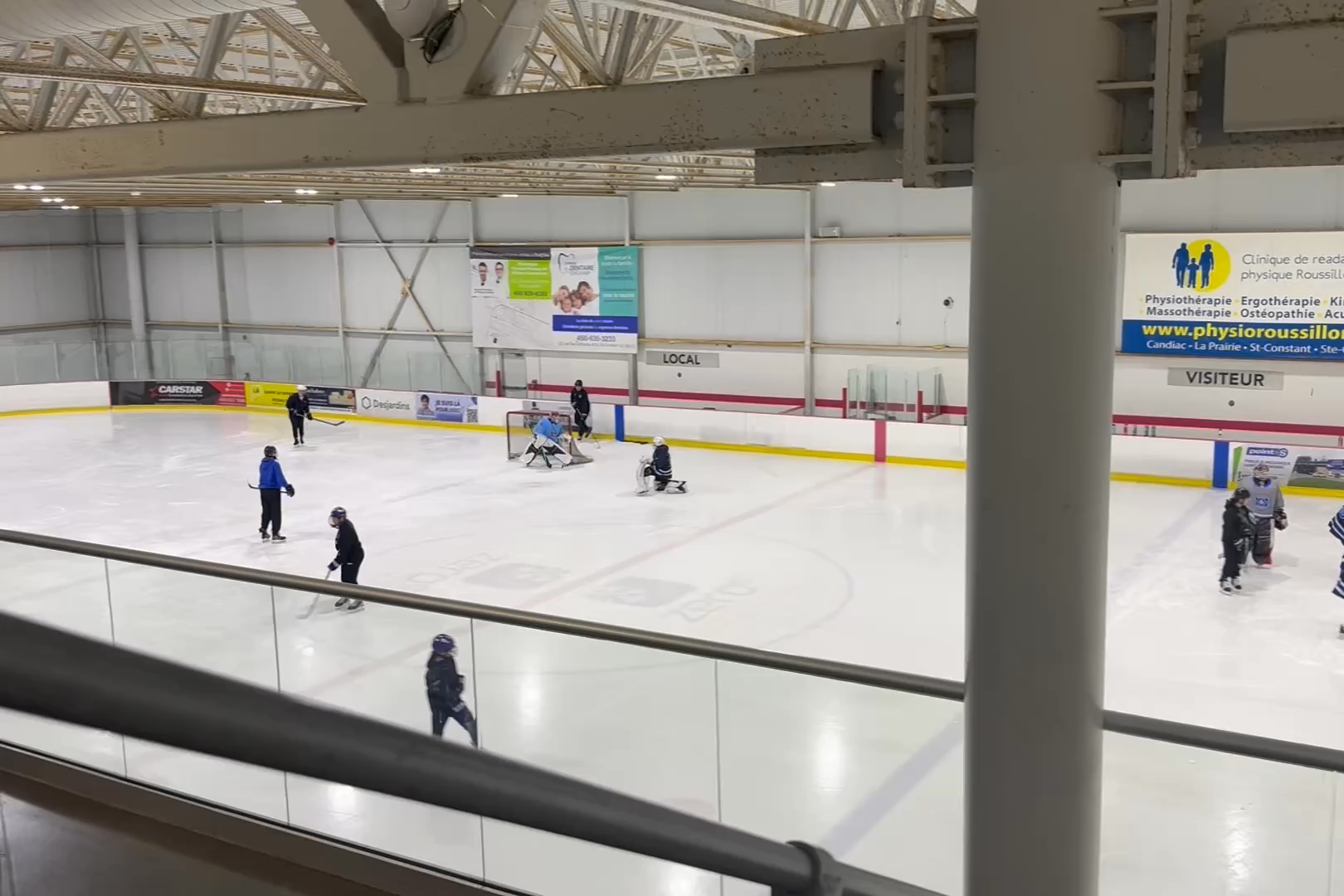 Summer Blake St-Pierre at Hockey Québec Goalie Camp